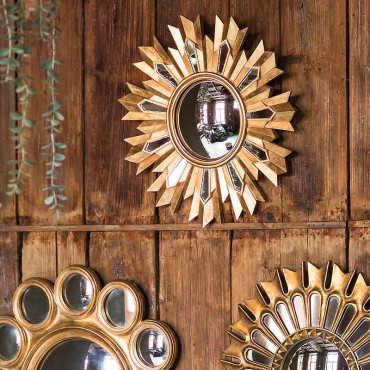 Miroir convexe flamme 35cm