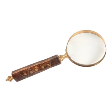 Loupe Reno doré cuivre 23x8x8cm
