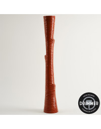 Vase Scott tronc orange céramique 10x10x67cm