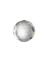 Presse papier boule de Cristal transparente 8x8x8cm
