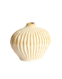 Vase Lorito Céramique Beige Perle 25x14x20cm