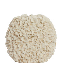 Vase décoratif Phylia relief résine 44x21x39cm