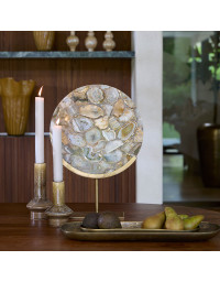 Plateau décoratif BOIRA bronze antique 39x14x4cm