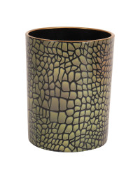 Photophore mosaïque verre 13x13x13cm