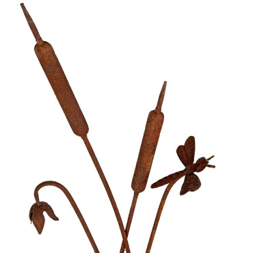 Tuteur à planter roseaux 31x15x101cm