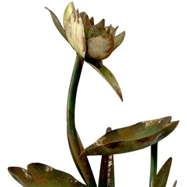 Fontaine à eau nénuphar 27x27x60cm