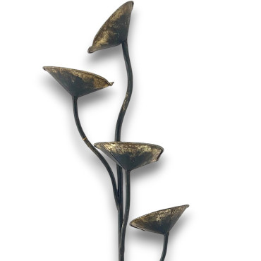 Grande fontaine à feuilles 32x32x124cm