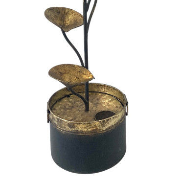 Grande fontaine à feuilles 32x32x124cm