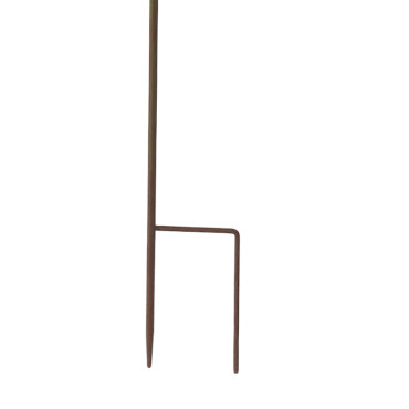 Tuteur fleur oiseau 35x14x101cm