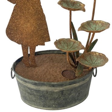 Fontaine petite jardinière 47x30x76cm