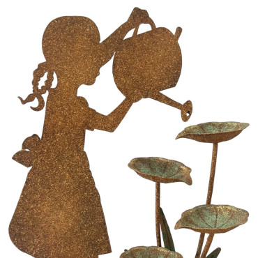 Fontaine petite jardinière 47x30x76cm