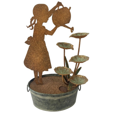 Fontaine petite jardinière 47x30x76cm