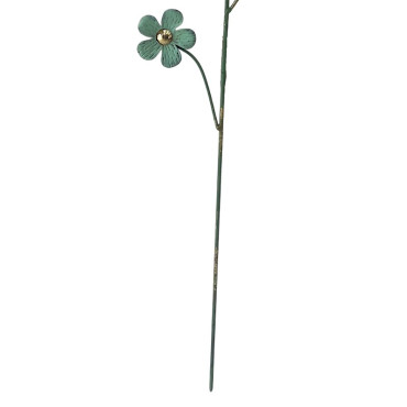 Tuteur déco oiseau fleur 38x4x101cm