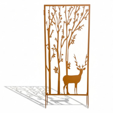 Cadre Mural Décoratif Branches Et Oiseaux - 48x2x98 Cm - Décoration Nature
