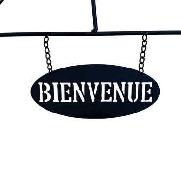 Treillage oiseaux bienvenue