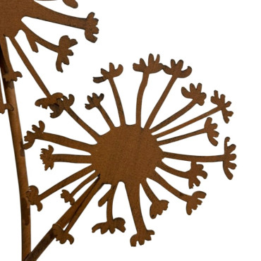 Tuteur déco fleurs 42x85cm
