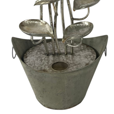 Grande fontaine à feuilles 44x14x101cm