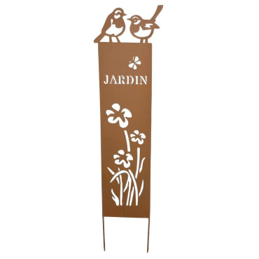 Treillage "Jardin" fleuri 30x120cm