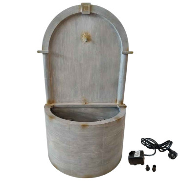 Fontaine murale jardin 83x41x142cm