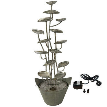 Grande fontaine à feuilles 44x14x101cm