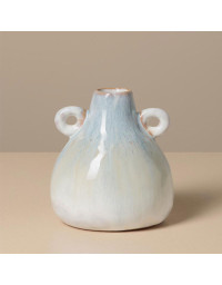 Petit vase céramique bleu clair Azul 11x9cm
