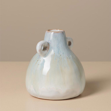 Petit vase bleu clair azul 11x9cm