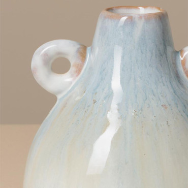 Petit vase bleu clair azul 11x9cm