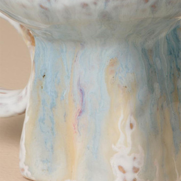 Bougeoir céramique Azul 10x9x12cm