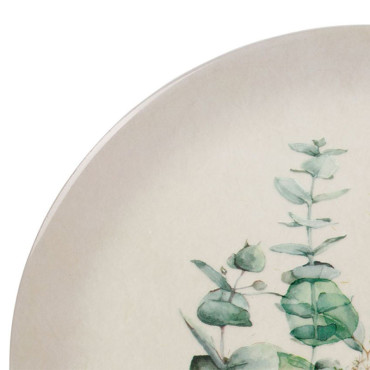 Dessous de plat eucalyptus vert 20cm
