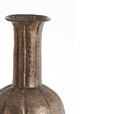 Haut vase marron
