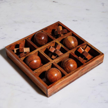 Jeu OXO 3D acacia 23x7x23cm