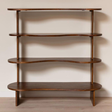 Grande étagère 4 étages Polanco 149x150x51cm
