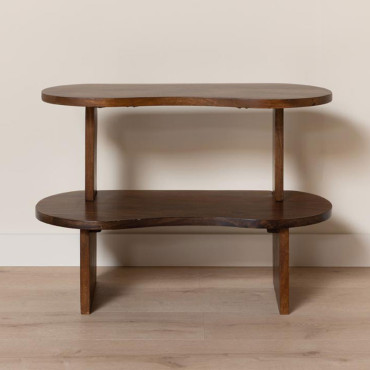 Petite étagère 2 étages Polanco 84x60x37cm