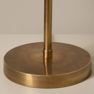 Lampe à poser verre sablé Lainor 43x33cm