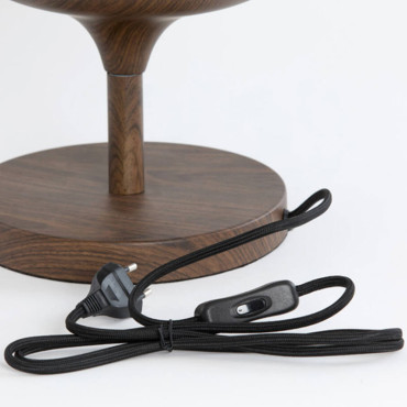 Lampe de table métal marron Dania 23x23x50cm
