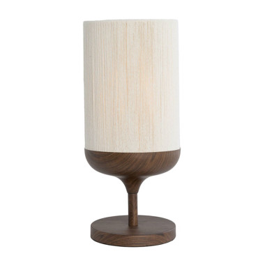 Lampe de table métal marron Dania 23x23x50cm
