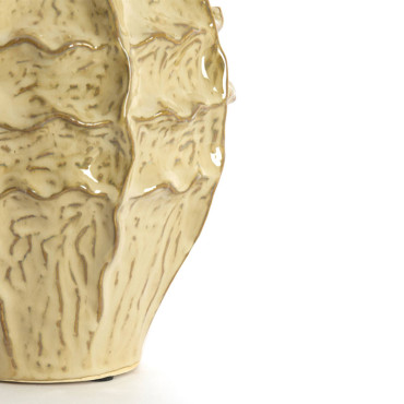 Vase céramique marron Loseto 19x19x25cm