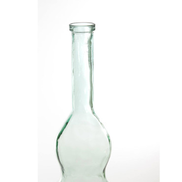 Vase verre vert clair Venerio 33x33x100cm