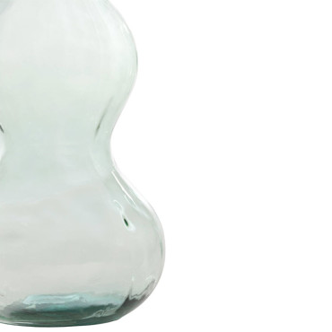 Vase verre vert clair Venerio 33x33x100cm