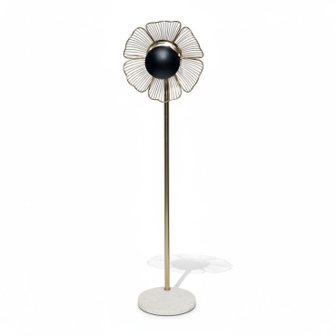 Lampe fleur sur pieds