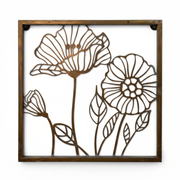 Décoration murale floral 32x29x33cm