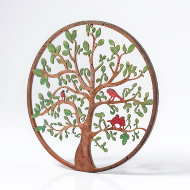 Décoration murale arbre de vie 78x78cm
