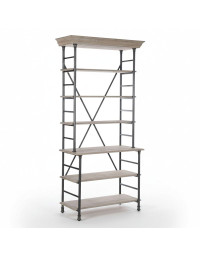 Grande étagère pin 112x50x220cm