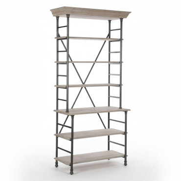 Grande étagère pin 112x50x220cm