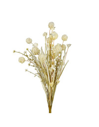 Bouquet Artificiel Champêtre Beige Naturel 56cm