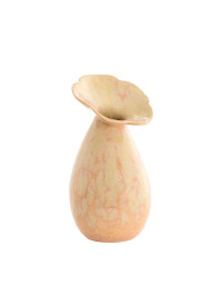 Vase céramique Culla pêche clair 16x29cm