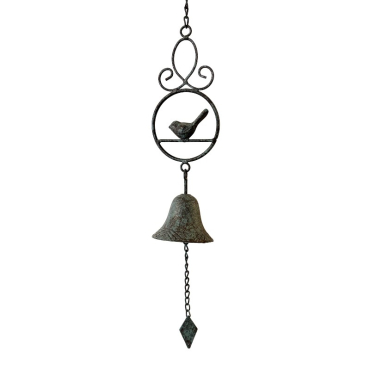 Cloche suspendre oiseaux 10x10x74cm