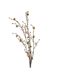 Fleur Artificielle Heliopsis Géante en Polyester Rose Orange Haute Tige 108cm