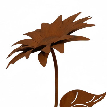 Tuteur jardin fleur fleurie 37x37x138cm