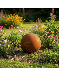 Sphère décorative Rouille 40cm